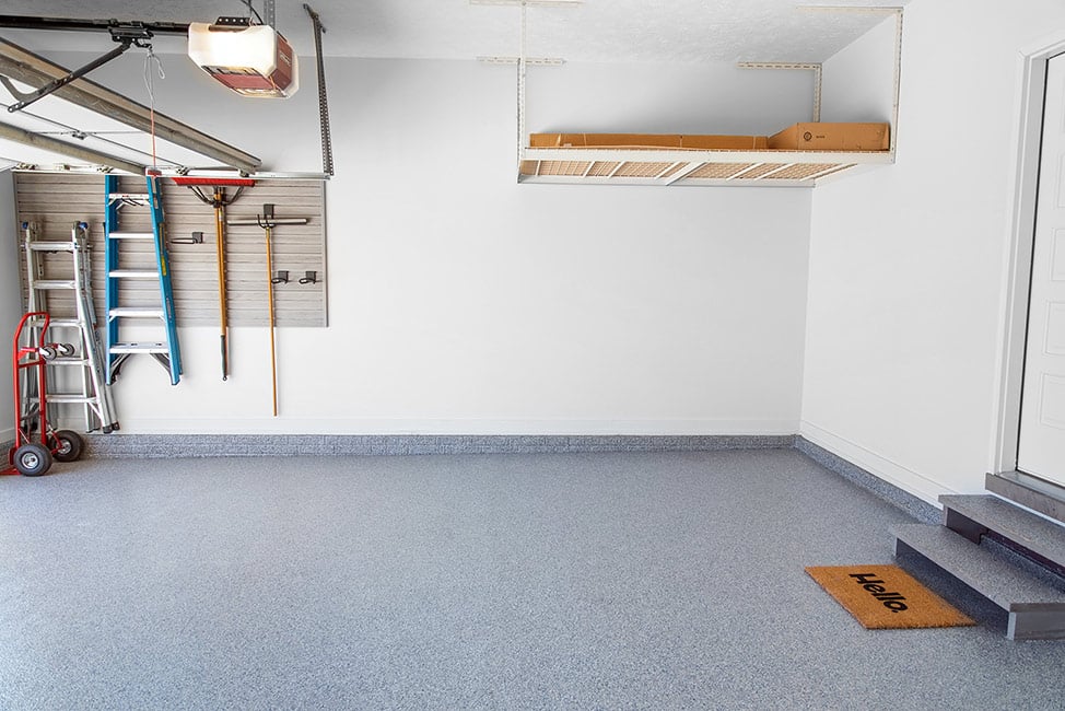 Polyaspartic Garage Finish